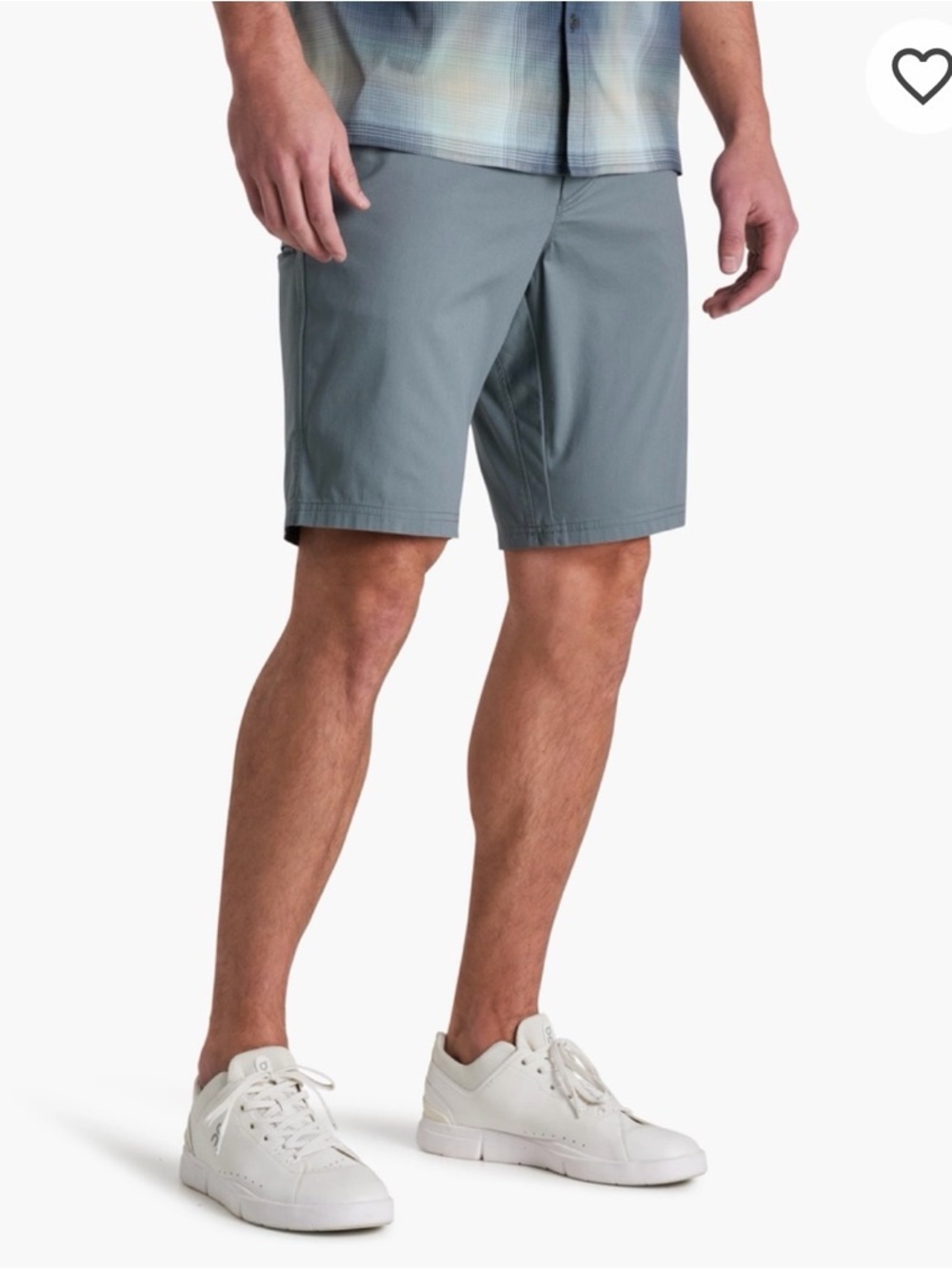 Kuhl resistor chino lite shorts 33x10 charcoal blue